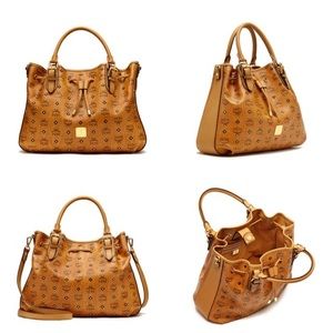 Authentic MCM Visetos Drawstring bag